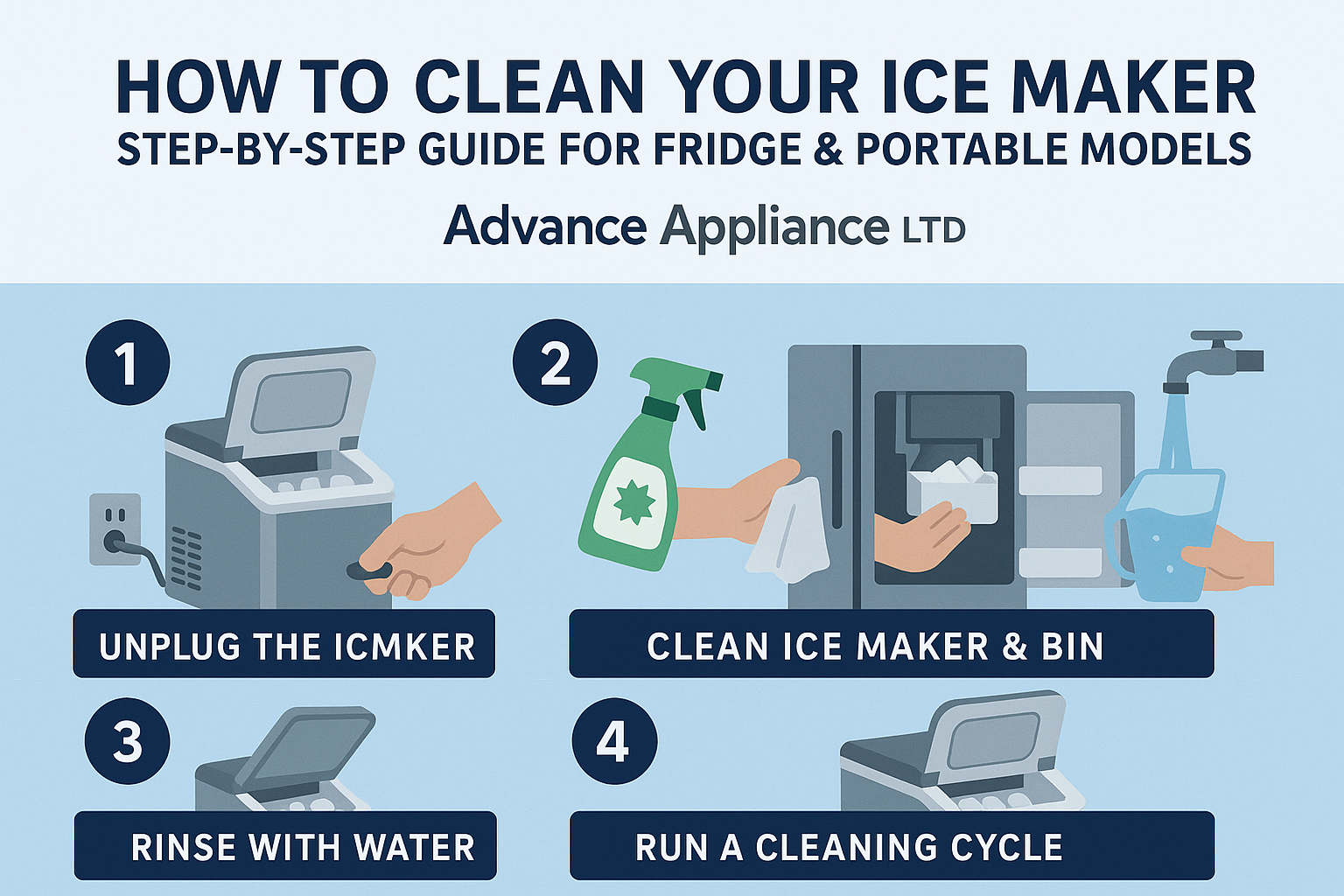 Complete Guide About Cleaning Ice Maker At Home