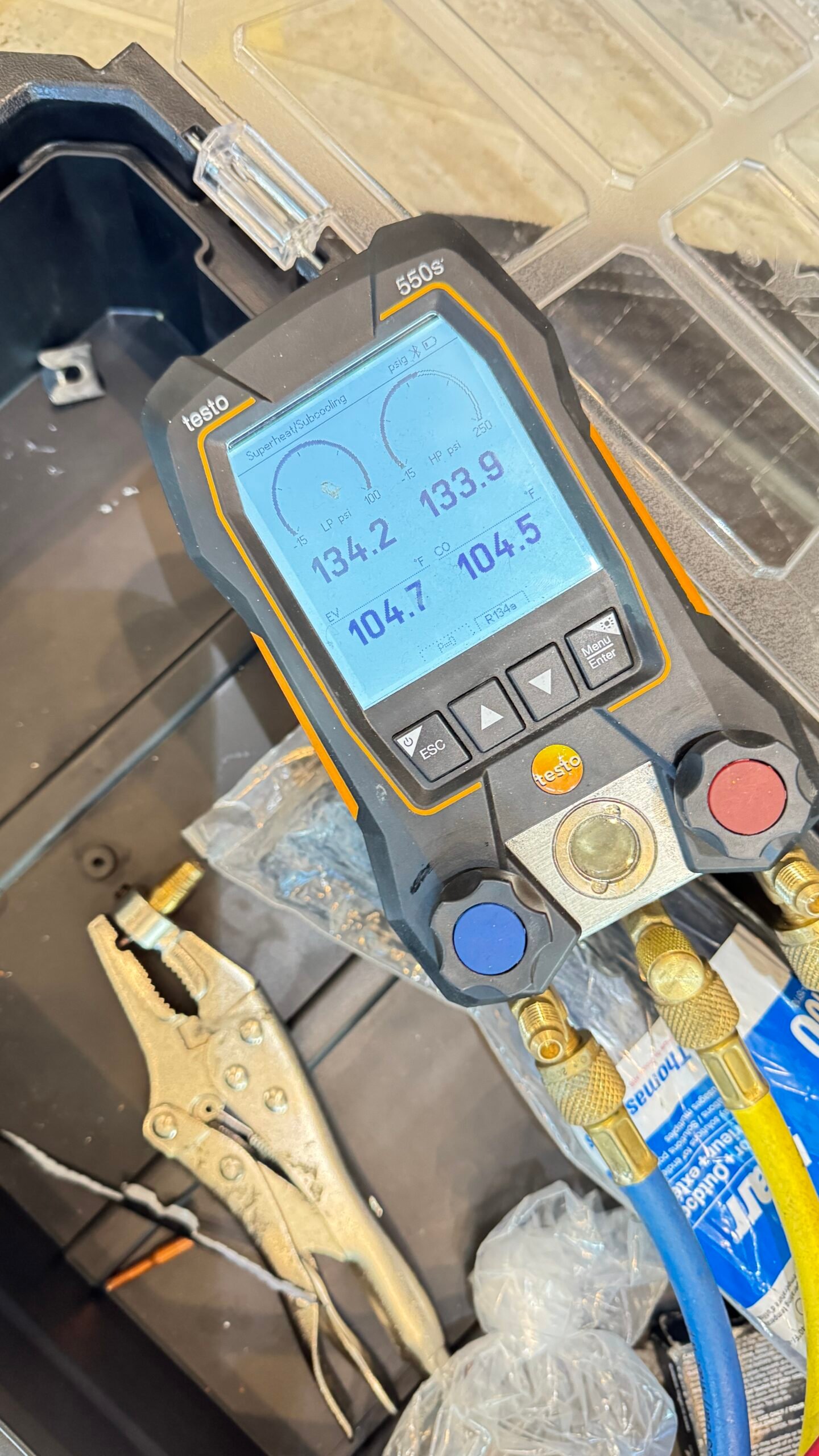 refrigeration pressure gauge