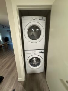 Stacked Washer and Dryer